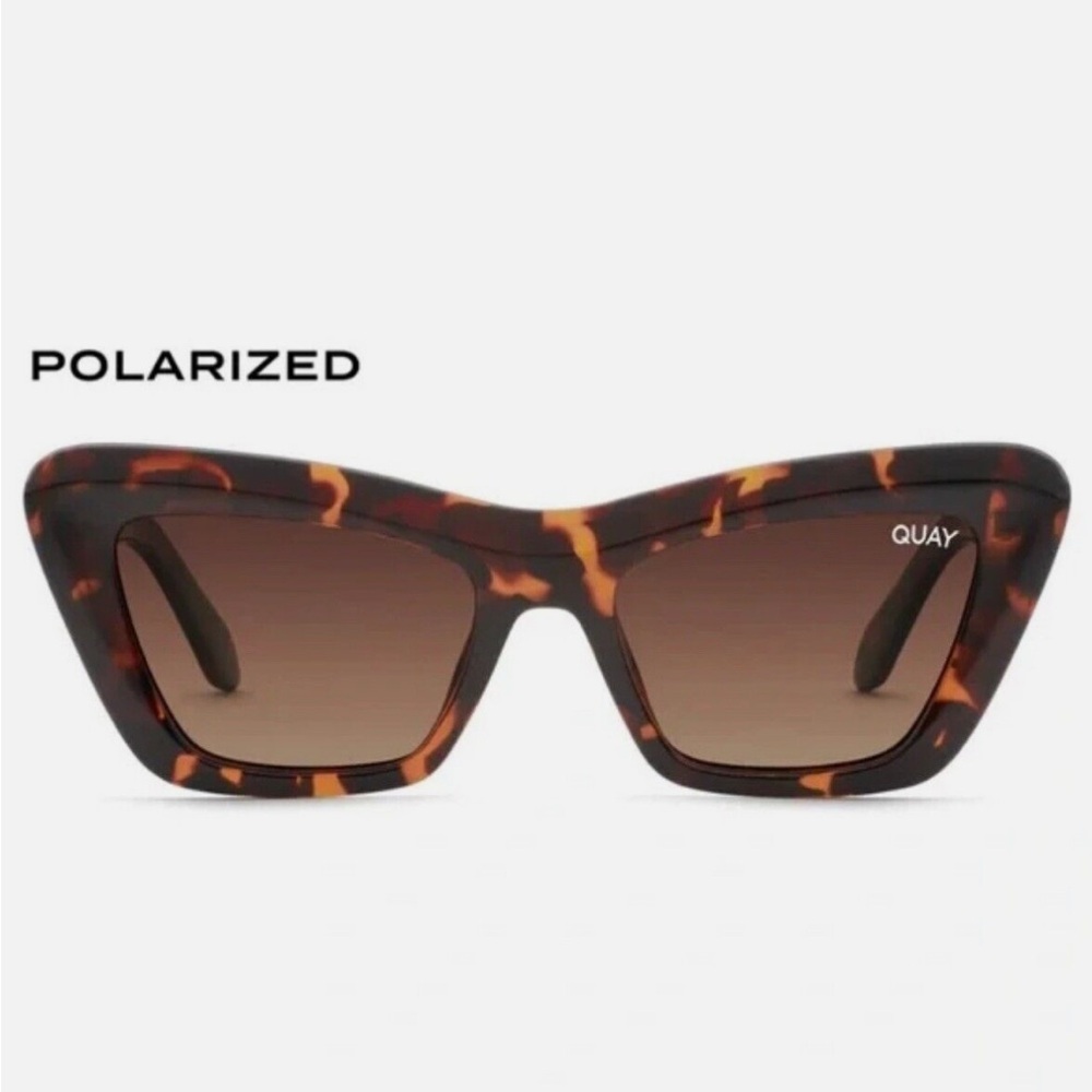 Quay Tortoise Shell Cat Eye Sunglasses